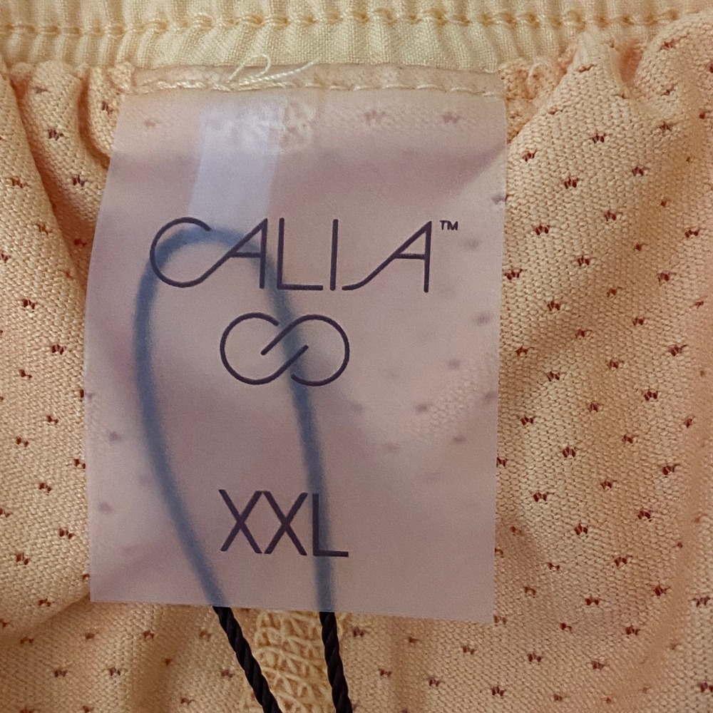 Calia Womens Ace Golf Skort XXL Peachy Melon Yellow Tennis Pickleball Sporty NWT - Picture 8 of 13